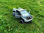 3D printed RC car with detailed interior