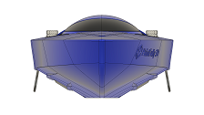 Fully 3D printed RC speed boat JETCAT front