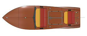 3D printed RC boat LUSIA 1952