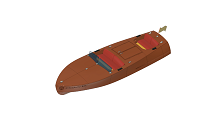 3D printed RC boat LUSIA 1952