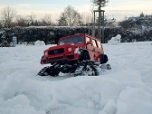 GECKO with 3D printed snow tracks